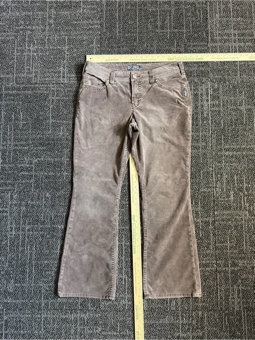 Silver Jeans Co. Suki Mid-Rise Bootcut Corduroy Pants Brown Size 14 / 32